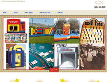 Tablet Screenshot of partypronm.com